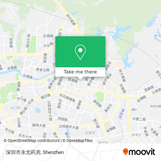 深圳市永北药房 map