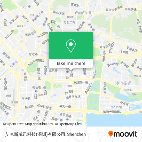 艾克斯威讯科技(深圳)有限公司 map