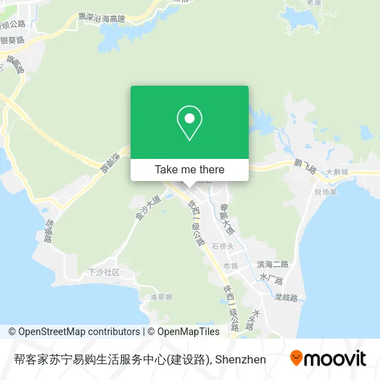 帮客家苏宁易购生活服务中心(建设路) map