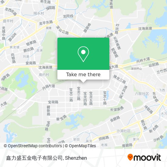 鑫力盛五金电子有限公司 map