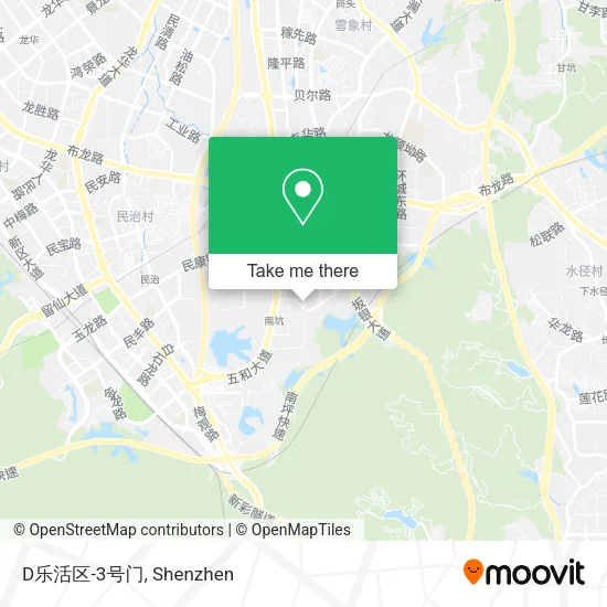 D乐活区-3号门 map