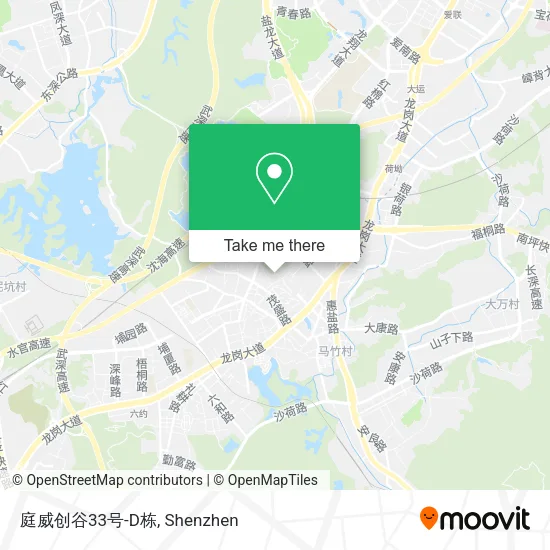 庭威创谷33号-D栋 map