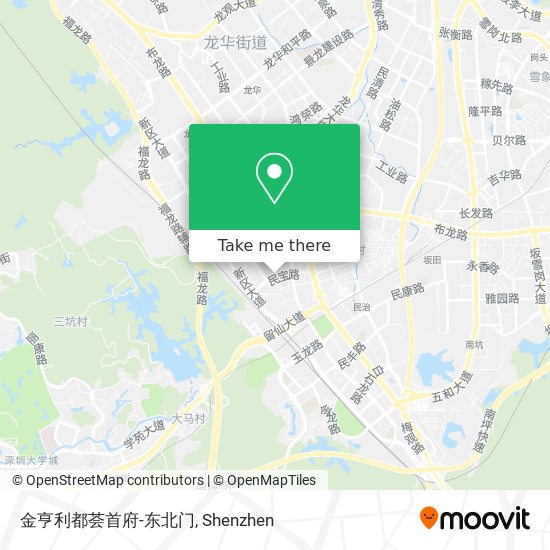 金亨利都荟首府-东北门 map
