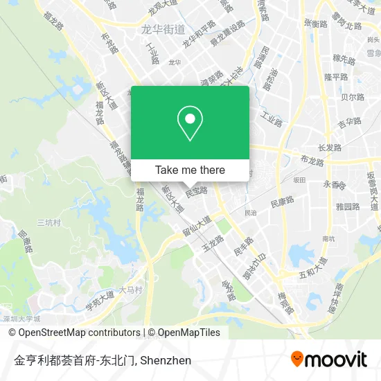 金亨利都荟首府-东北门 map