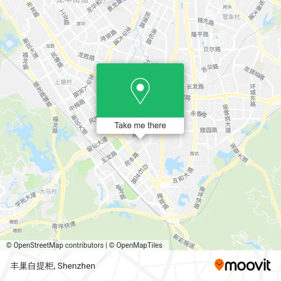 丰巢自提柜 map