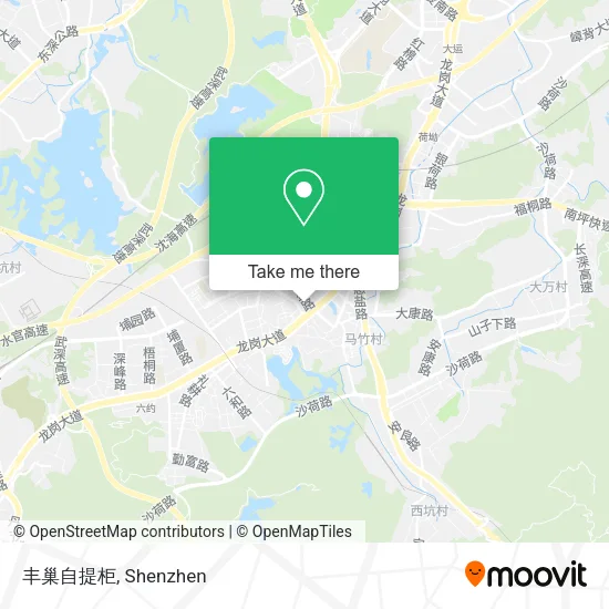 丰巢自提柜 map