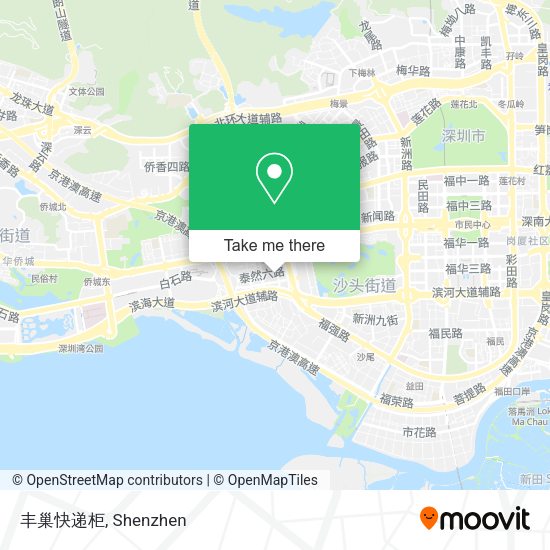 丰巢快递柜 map