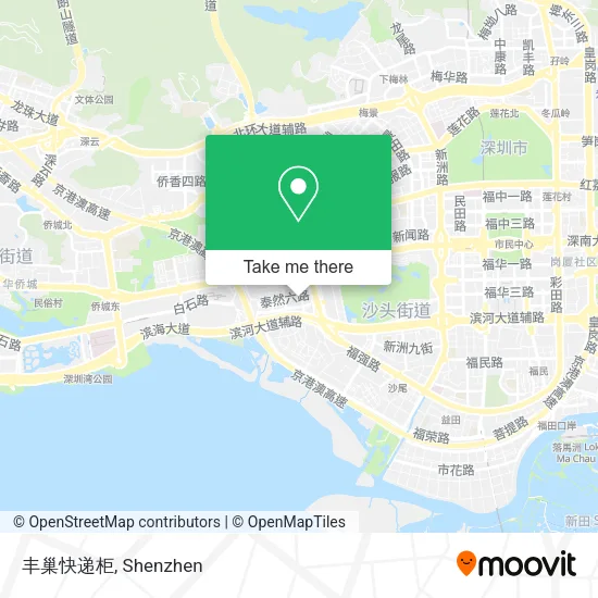 丰巢快递柜 map