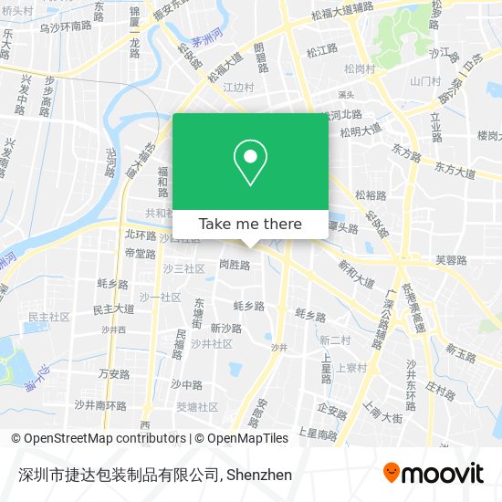 深圳市捷达包装制品有限公司 map