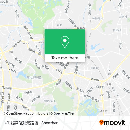 和味窑鸡(观景路店) map