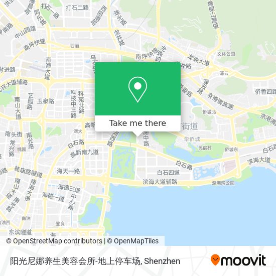 阳光尼娜养生美容会所-地上停车场 map