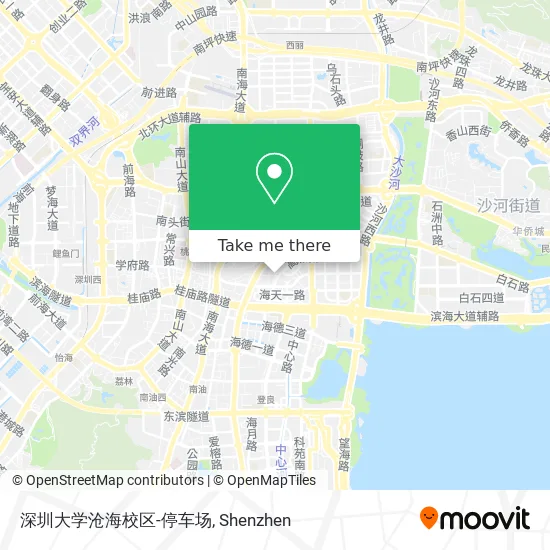 深圳大学沧海校区-停车场 map