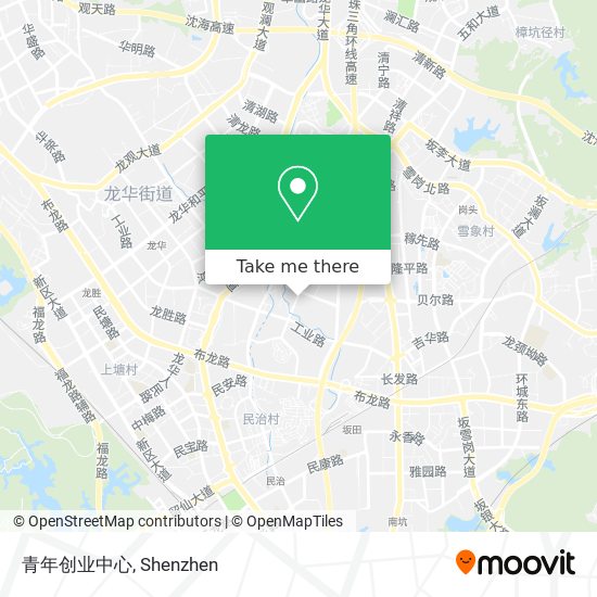 青年创业中心 map