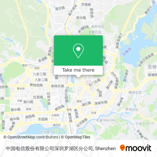 中国电信股份有限公司深圳罗湖区分公司 map