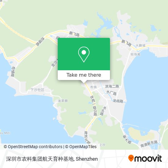 How To Get To 深圳市农科集团航天育种基地in 大鵬镇by Bus Or Metro