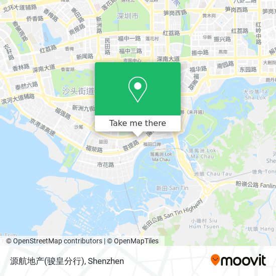How To Get To 源航地产 骏皇分行 In 福田区by Bus Or Metro
