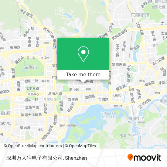 深圳万人往电子有限公司 map
