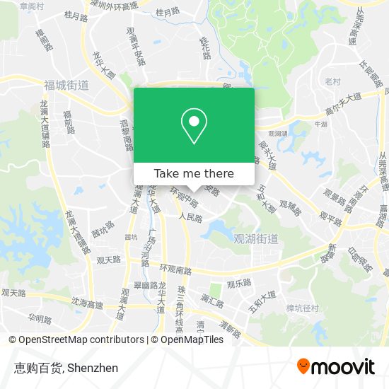 恵购百货 map