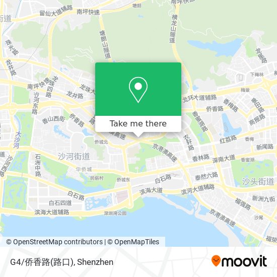 G4/侨香路(路口) map