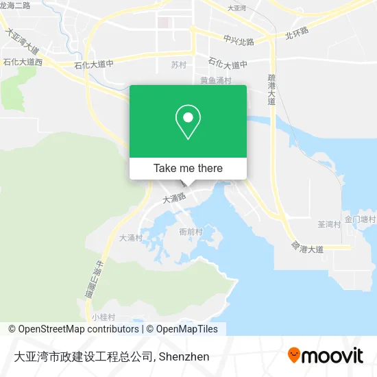 大亚湾市政建设工程总公司 map