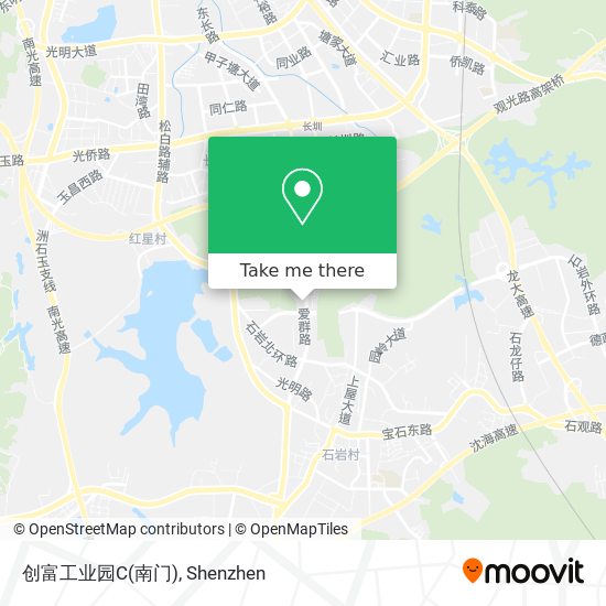 创富工业园C(南门) map