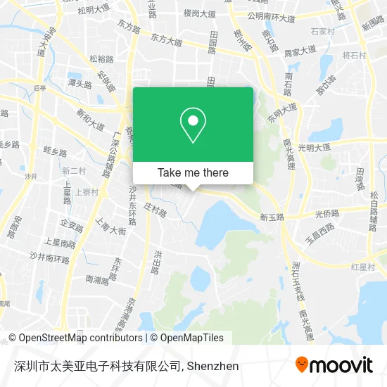 深圳市太美亚电子科技有限公司 map