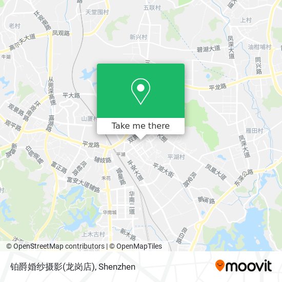 铂爵婚纱摄影(龙岗店) map