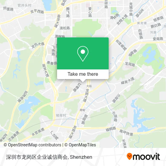 深圳市龙岗区企业诚信商会 map