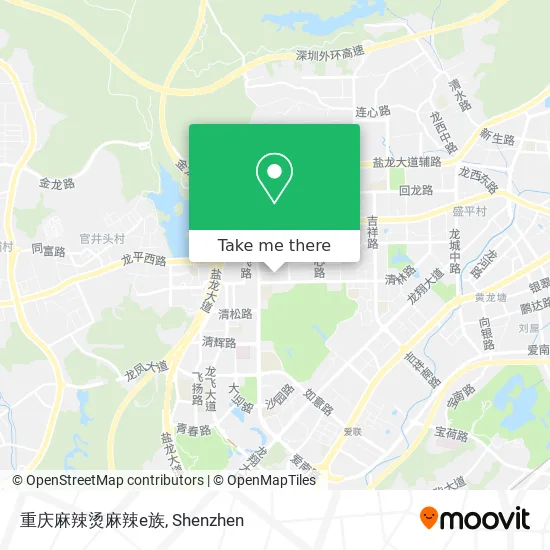 重庆麻辣烫麻辣e族 map