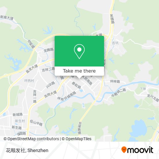花顺发社 map