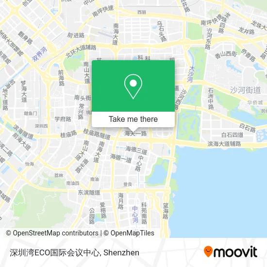 深圳湾ECO国际会议中心 map