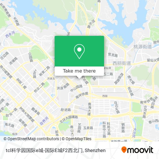 tcl科学园国际e城-国际E城F2西北门 map
