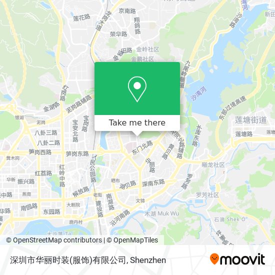 深圳市华丽时装(服饰)有限公司 map