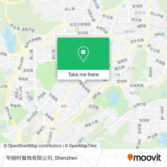华丽时服饰有限公司 map