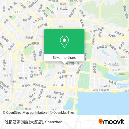 胜记酒家(储能大厦店) map