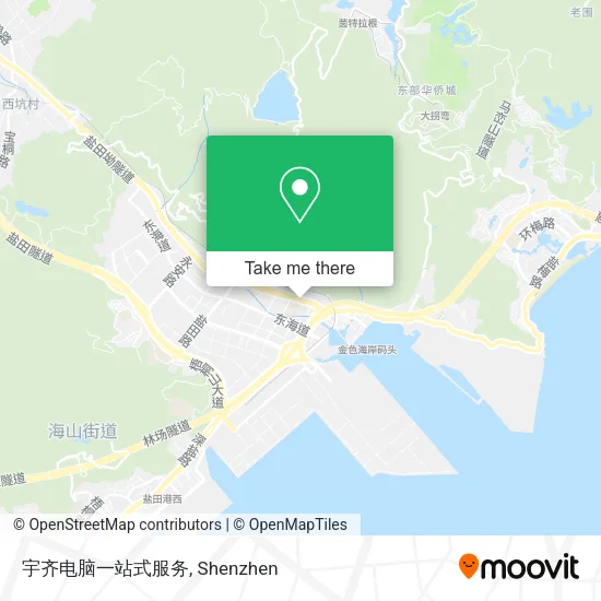 宇齐电脑一站式服务 map