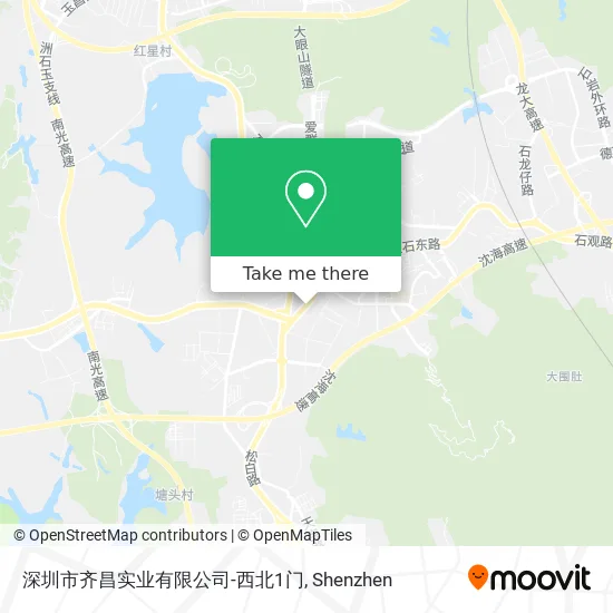 深圳市齐昌实业有限公司-西北1门 map