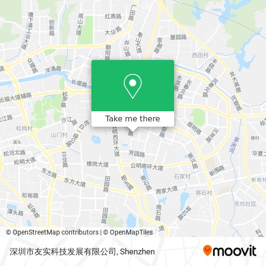 深圳市友实科技发展有限公司 map