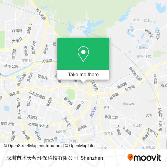 深圳市水天蓝环保科技有限公司 map