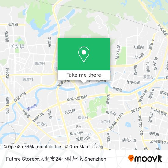 Futnre Store无人超市24小时营业 map