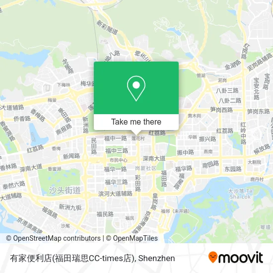有家便利店(福田瑞思CC-times店) map