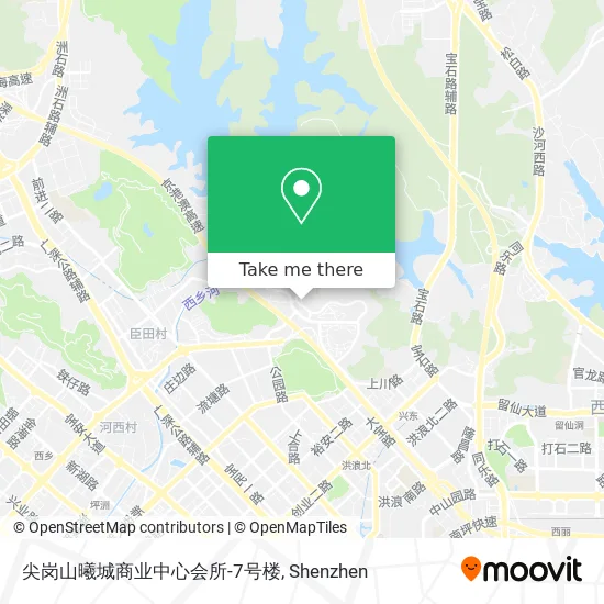 尖岗山曦城商业中心会所-7号楼 map