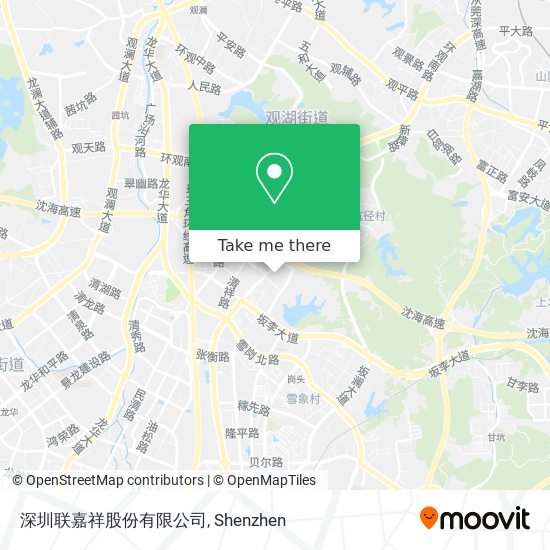 深圳联嘉祥股份有限公司 map