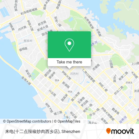 来电(十二点辣椒炒肉西乡店) map