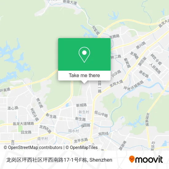 龙岗区坪西社区坪西南路17-1号F栋 map