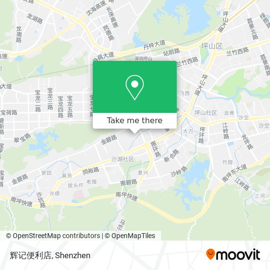 辉记便利店 map