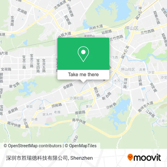 深圳市胜瑞德科技有限公司 map