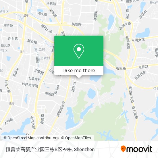 恒昌荣高新产业园三栋B区-9栋 map