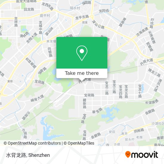 水背龙路 map