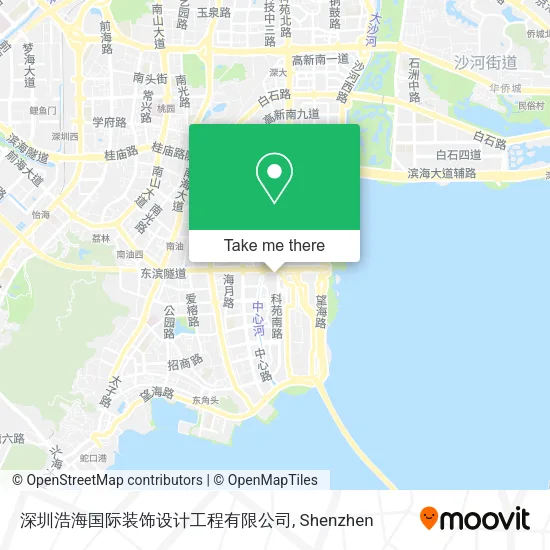 深圳浩海国际装饰设计工程有限公司 map